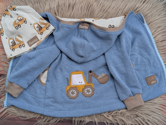 Babyjacke aus Wintersweat