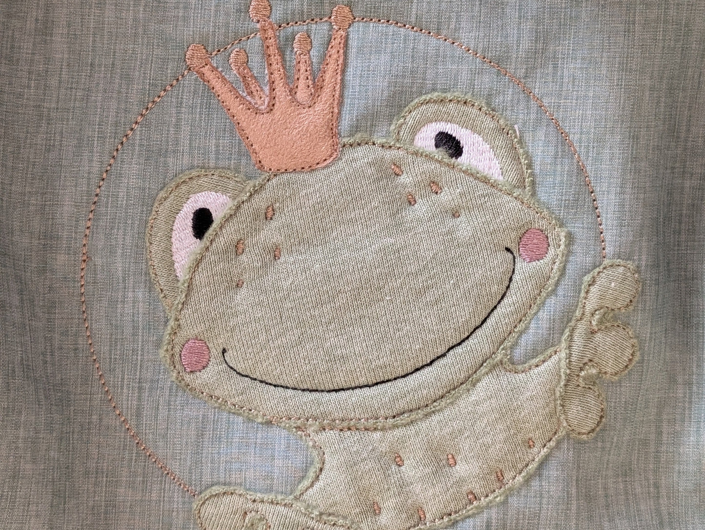 Kinder Softshellanzug  mit Frosch-Applikation