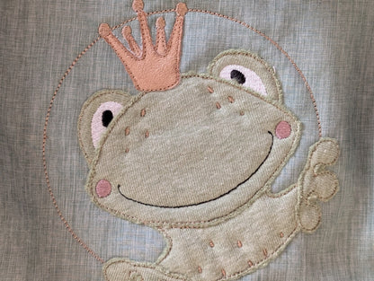 Kinder Softshellanzug  mit Frosch-Applikation