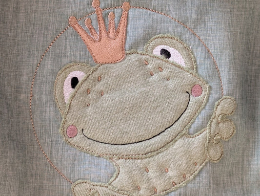 Kinder Softshellanzug  mit Frosch-Applikation