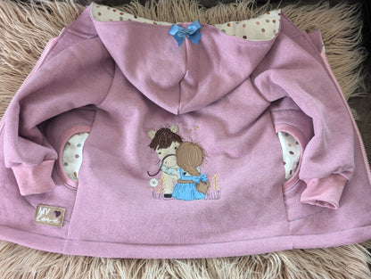 Babyjacke aus Wintersweat