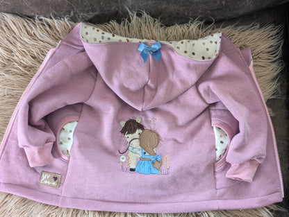 Babyjacke aus Wintersweat