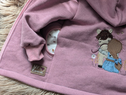 Babyjacke aus Wintersweat