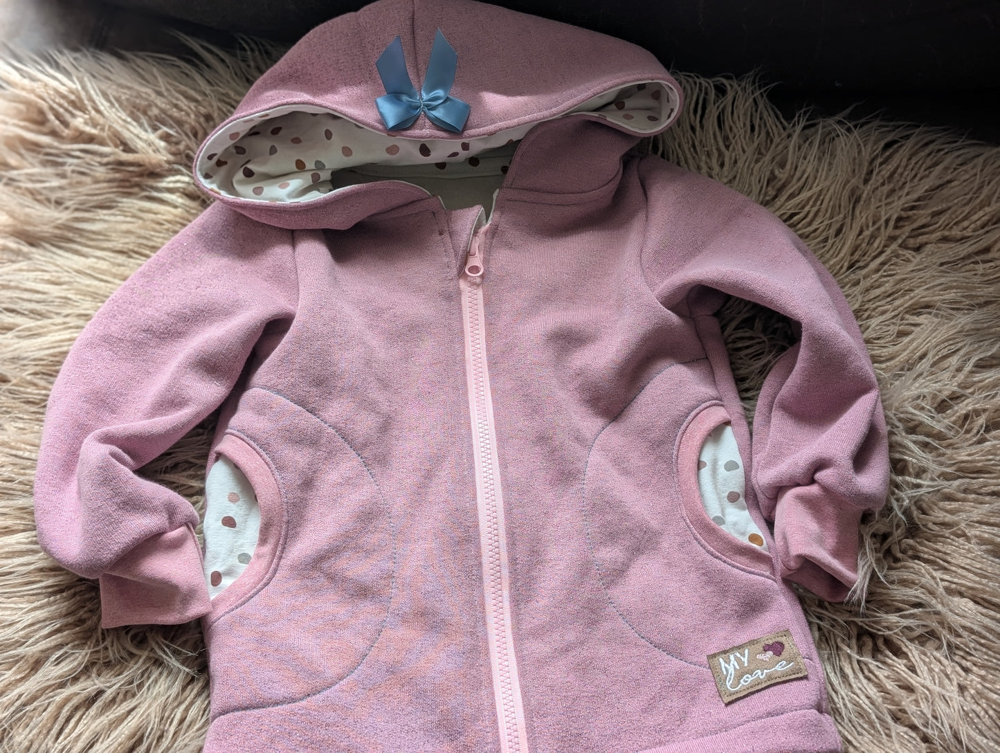 Babyjacke aus Wintersweat