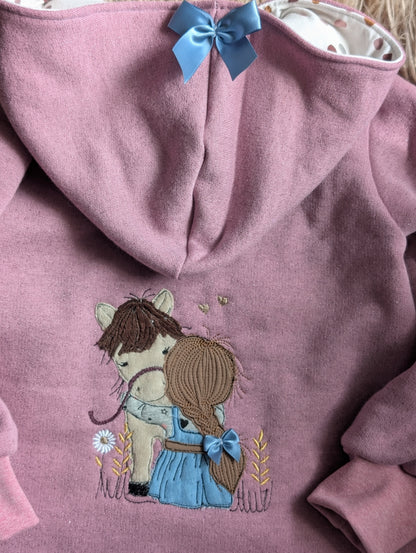 Babyjacke aus Wintersweat