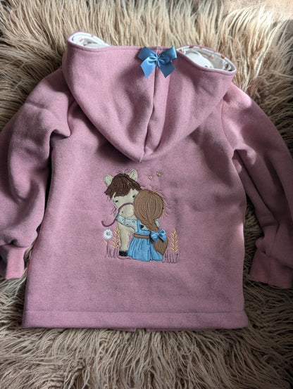 Babyjacke aus Wintersweat