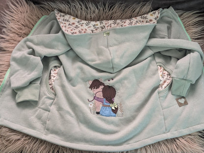 Babyjacke aus Wintersweat
