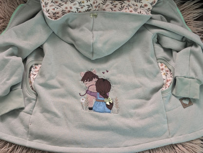 Babyjacke aus Wintersweat
