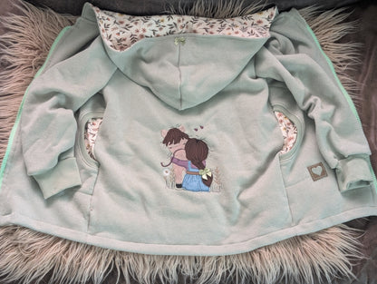 Babyjacke aus Wintersweat