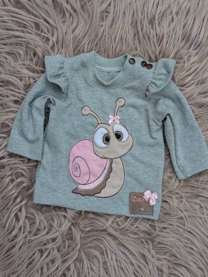 Baby-Set "Schnecke" – Handgemachtes 2-teiliges Outfit für Babys