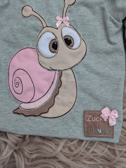 Baby-Set "Schnecke" – Handgemachtes 2-teiliges Outfit für Babys