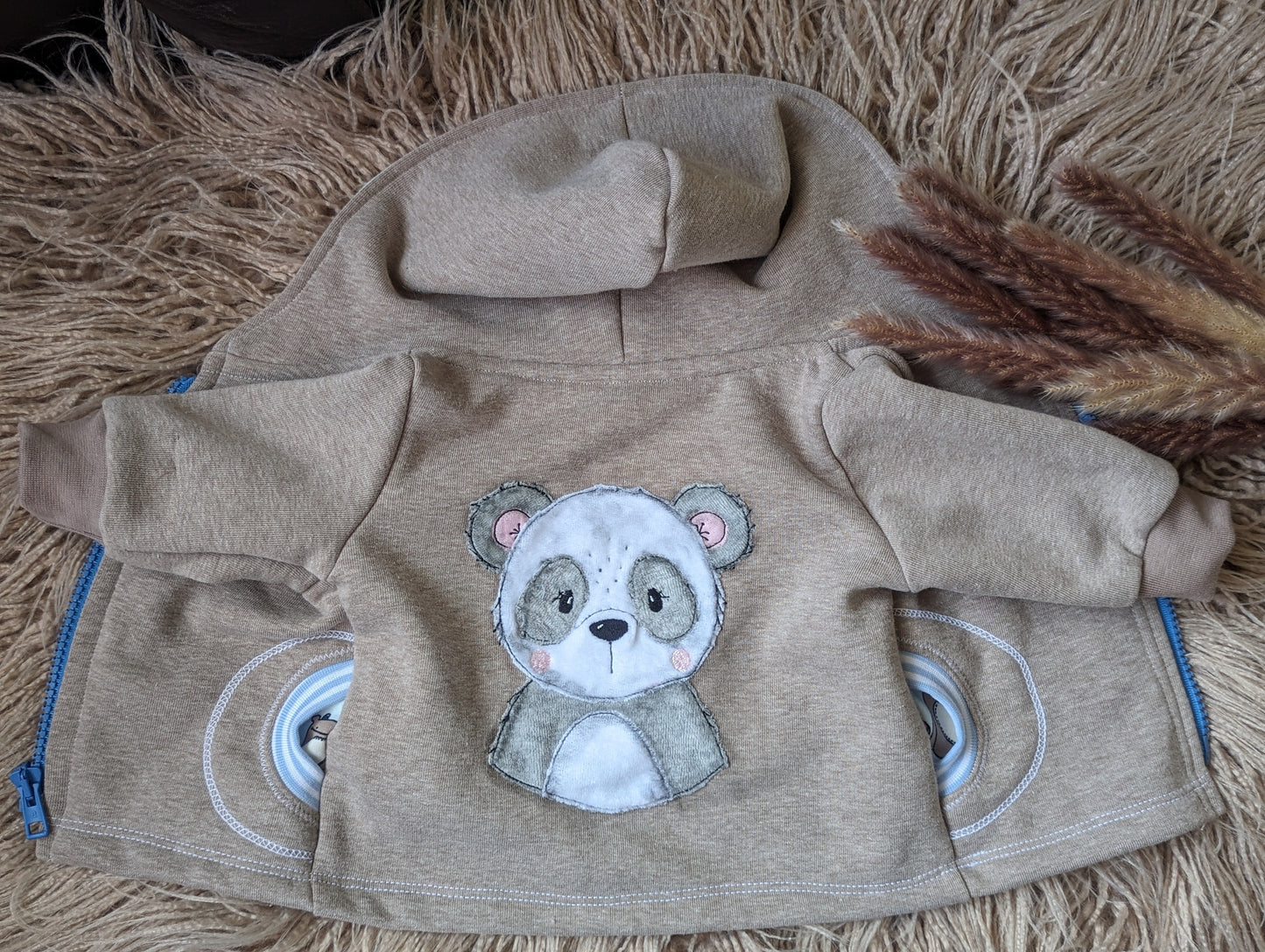 Babyjacke aus Wintersweat