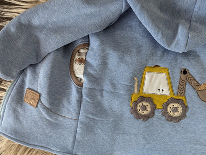 Babyjacke aus Wintersweat