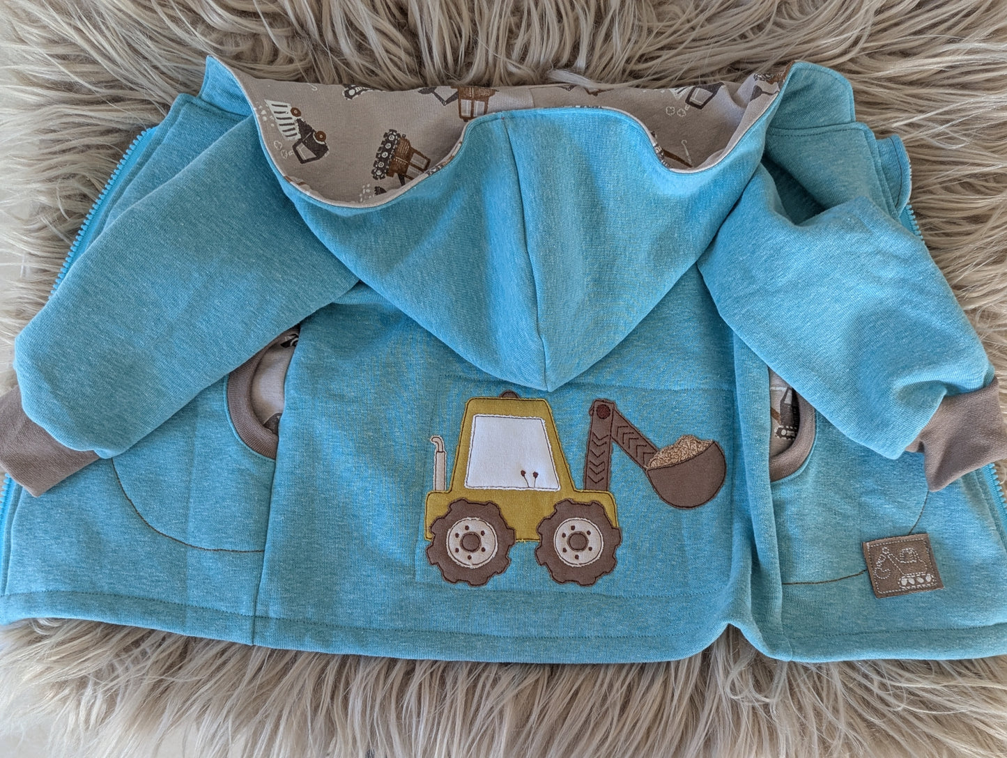 Babyjacke aus Wintersweat