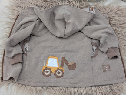 Babyjacke aus Wintersweat