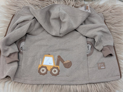 Babyjacke aus Wintersweat