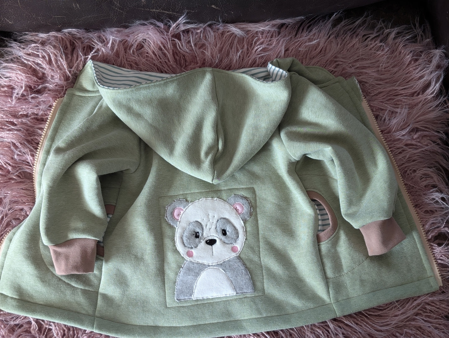 Babyjacke aus Wintersweat