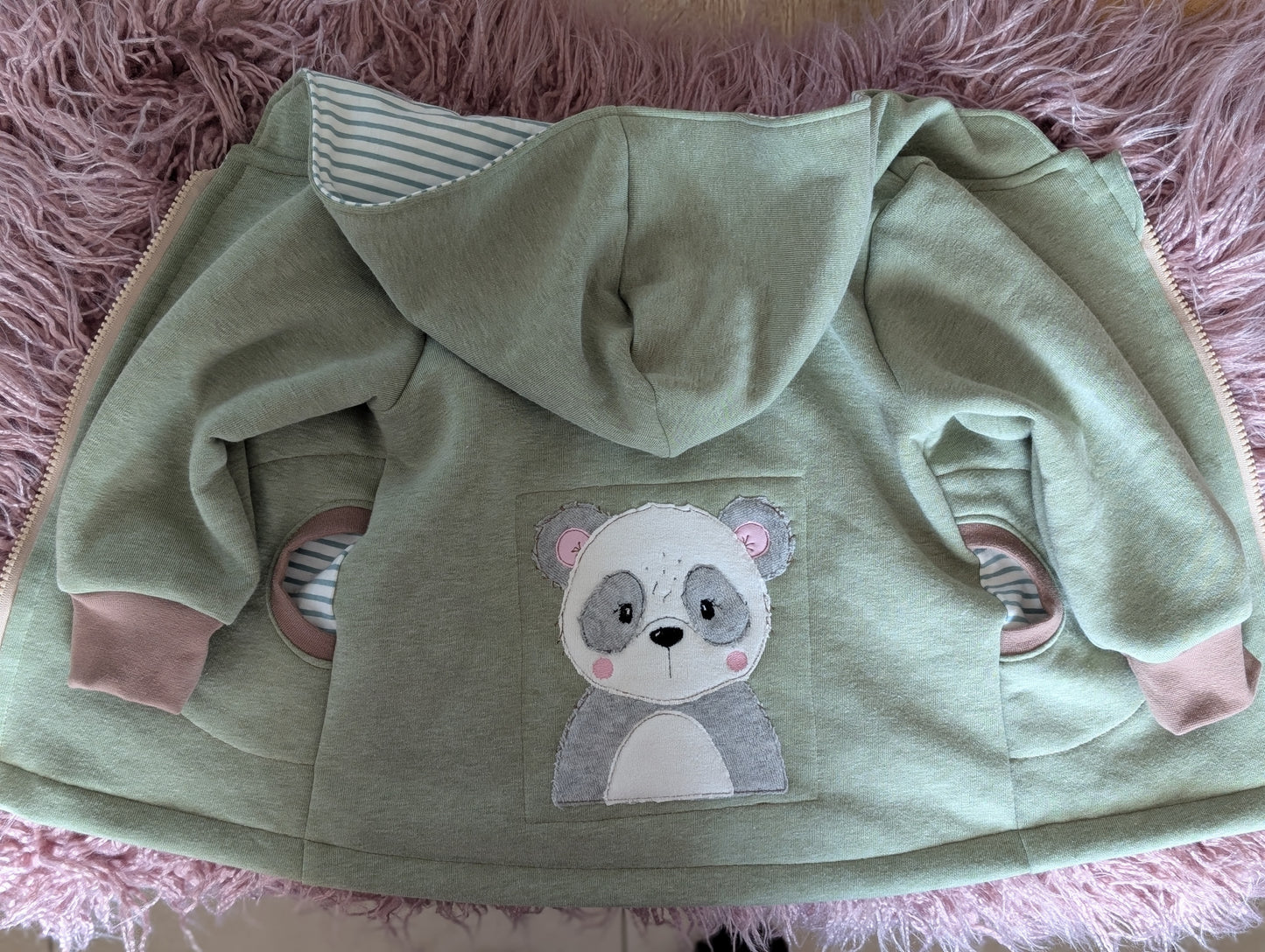 Babyjacke aus Wintersweat