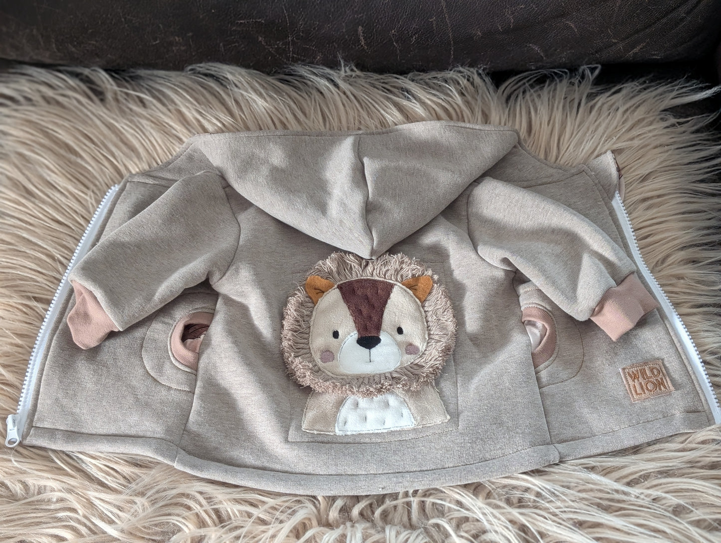 Babyjacke aus Wintersweat