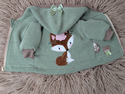 Babyjacke aus Wintersweat (Kopie)