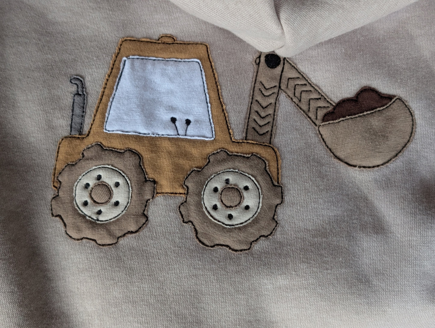 Babyjacke aus Wintersweat