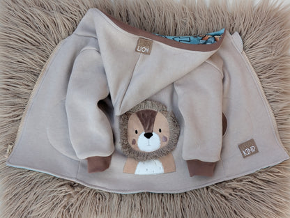 Babyjacke aus Wintersweat