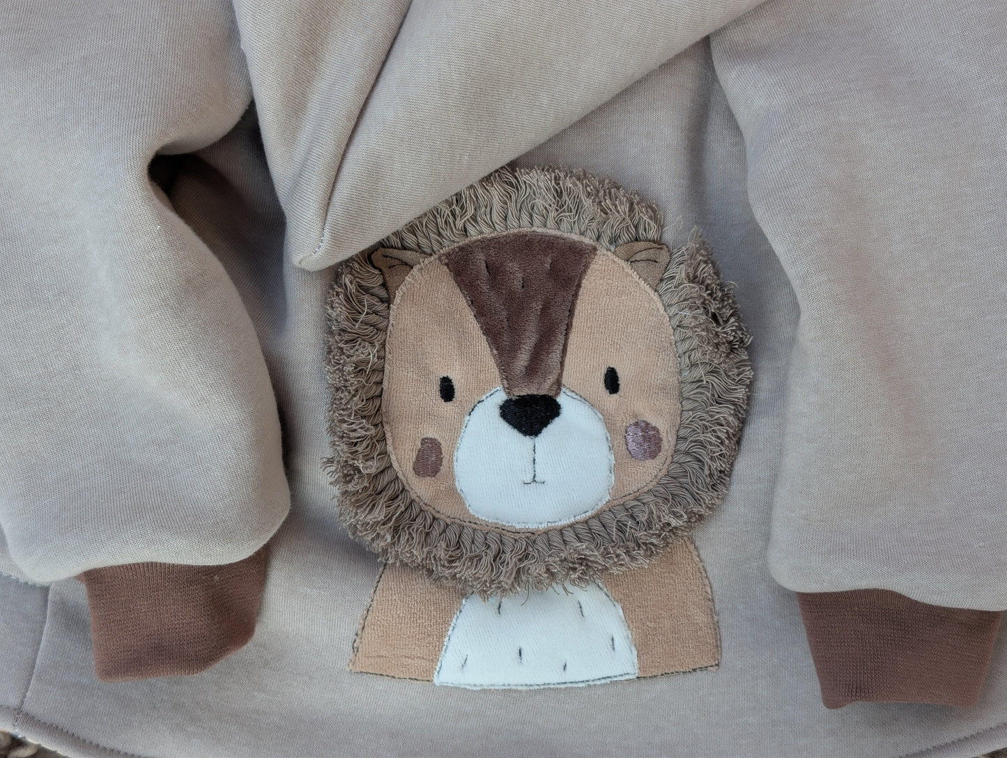 Babyjacke aus Wintersweat