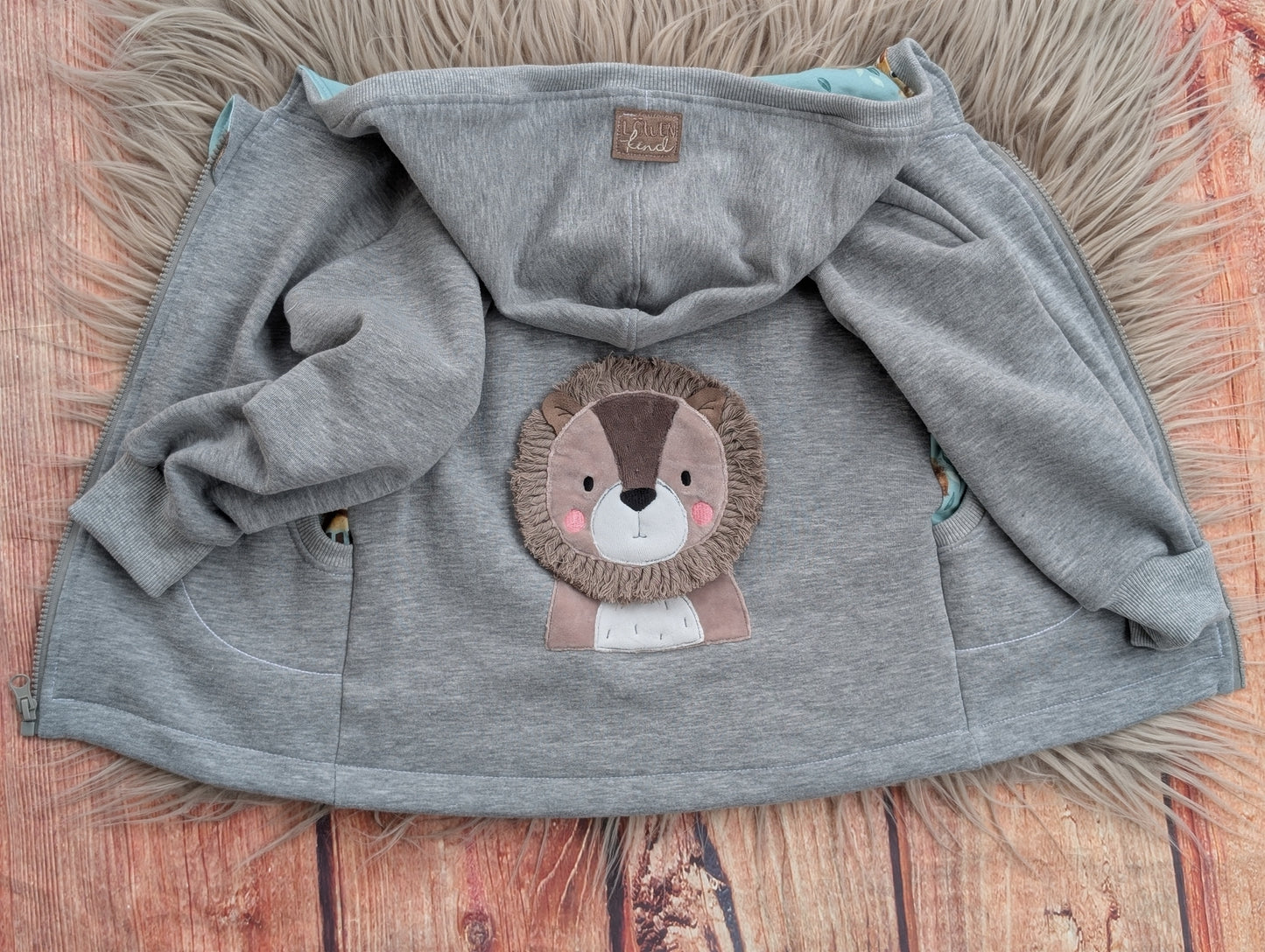 Babyjacke aus Wintersweat