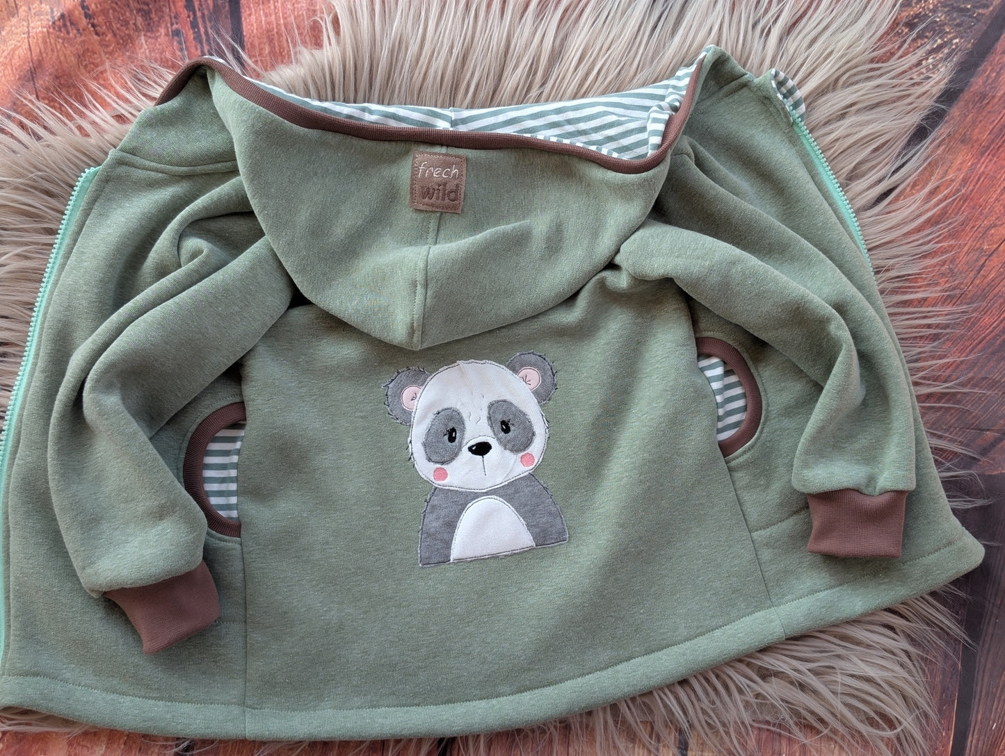 Babyjacke aus Wintersweat