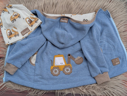 Babyjacke aus Wintersweat