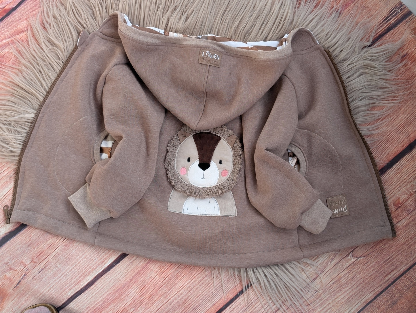 Babyjacke aus Wintersweat