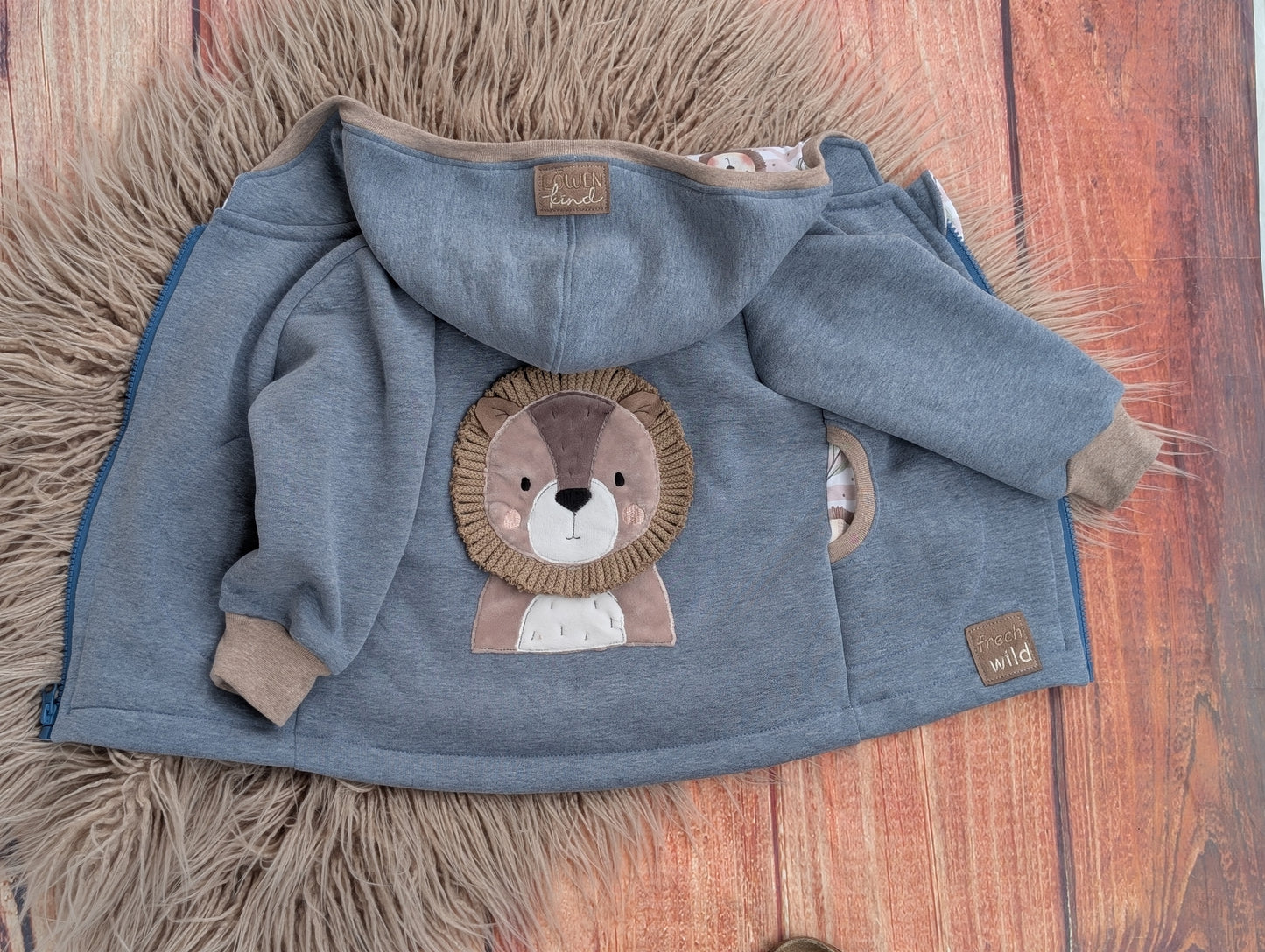 Babyjacke aus Wintersweat