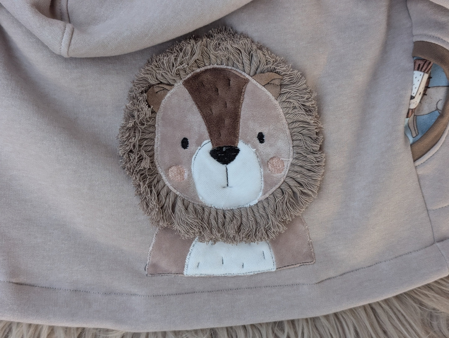 Babyjacke aus Wintersweat