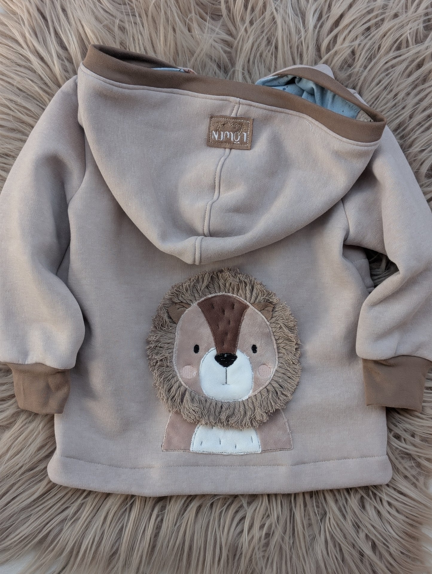 Babyjacke aus Wintersweat