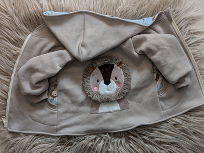 Babyjacke aus Wintersweat