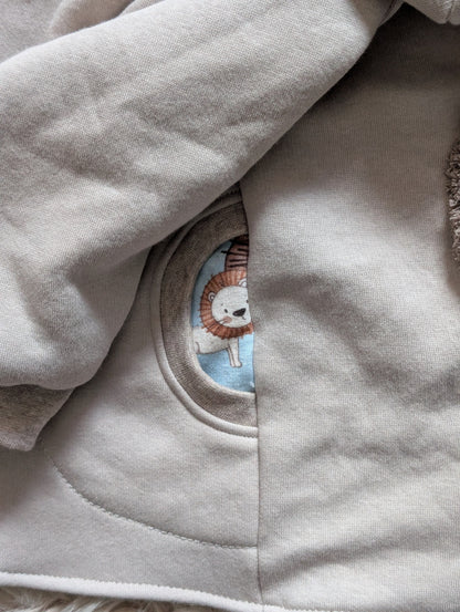 Babyjacke aus Wintersweat