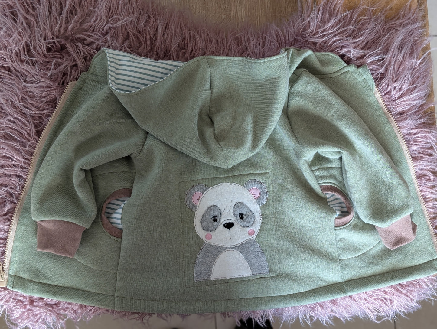 Babyjacke aus Wintersweat
