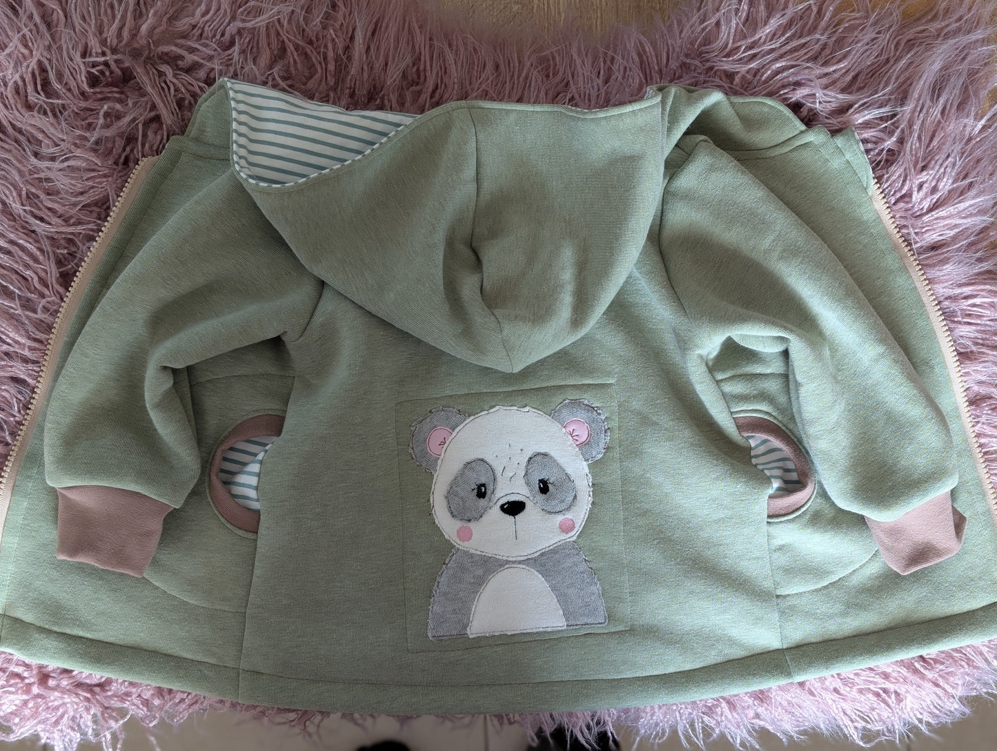 Babyjacke aus Wintersweat