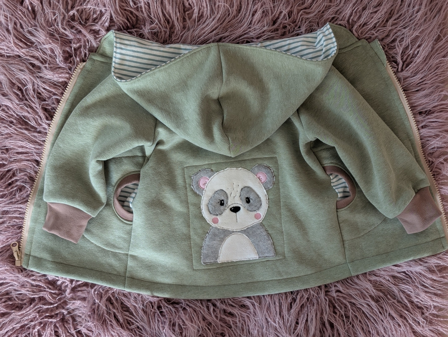 Babyjacke aus Wintersweat